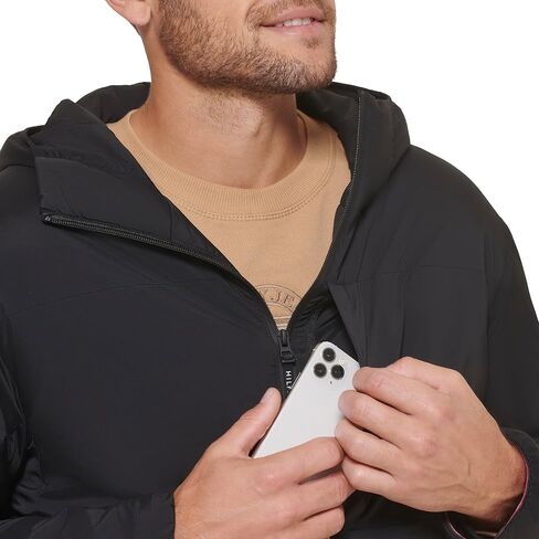 Tommy Hilfiger Men's Stretch Performance Filled Rain Jacket in Saudi Arabia