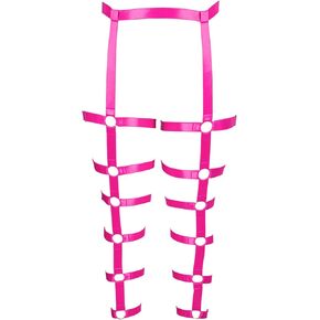 Women's Body Harness Leg Garter Belt Plus Size Cutout Fashion Thigh Garter Punk Gothic Carnival Halloween Party Clothing