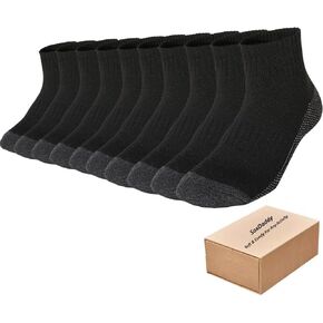 SoxDaddy Men’s 10Pack Athletic Socks,Comfy Cotton Full Cushion Casual Low Cut Socks