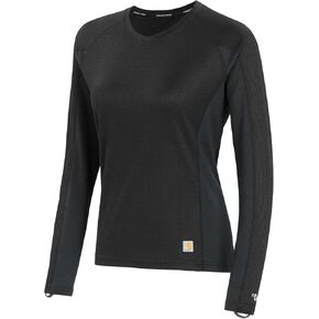 Carhartt Women's Force Midweight Micro-Grid Base Layer Crewneck in Saudi Arabia