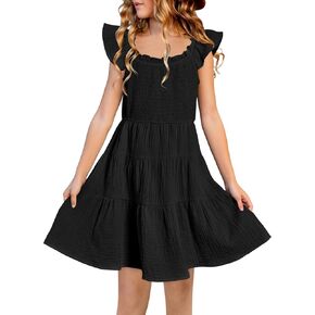 blibean Girls 2024 Tween Summer Cotton Sundress Size 6-15 Years Old