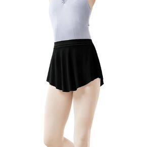 Daydance Mesh Pull On Ballet Skirt Bullet Point Skirt for Teen Girls 12-14 Years, Women