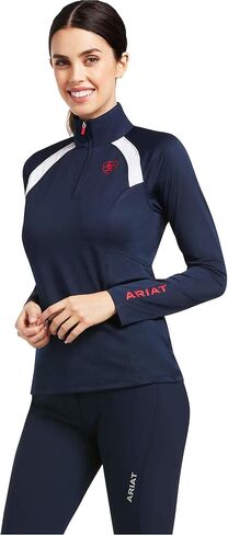 ARIAT Women's Sunstopper 2.0 1/4 Zip Baselayer in Kuwait