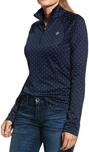 ARIAT Women's Sunstopper 2.0 1/4 Zip Baselayer in Kuwait