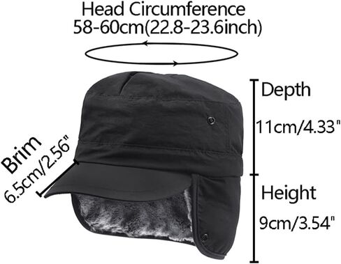 قبعة بيسبول شتوية للرجال والنساء قبعة بيسبول من الفرو الصناعي مع غطاء للأذنين قبعات دافئة للصياد إلمر فاد in Kuwait