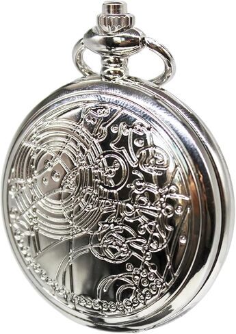 ساعة جيب كلاسيكية من SIMAOTE، ساعة جيب دكتور هو، ساعة جيب كوارتز مع سلسلة للرجال والنساء in Kuwait