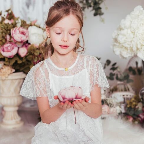 كل هدايا Ewired Up Flower Girl - قلادة استثنائية لفتاة الزهرة (مجموعة من 2)، مجوهرات للفتيات، قلادة فتاة الزهرة، شكرًا لك على إحضار فتاة الزهرة، هل ستكون فتاة الزهرة الخاصة بي، حفل الزفاف، الزفاف... in Kuwait