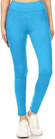 Leggings Depot High Waisted Leggings for Women Buttery Smooth & Soft Women's Solid Yoga - Reg, Plus, 1X3X, 3X5X in Saudi Arabia