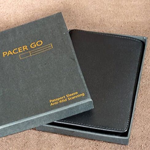 حامل جواز سفر بتقنية حجب تحديد الهوية بموجات الراديو من الجلد الطبيعي لبطاقات الائتمان وبطاقة الصعود in Kuwait