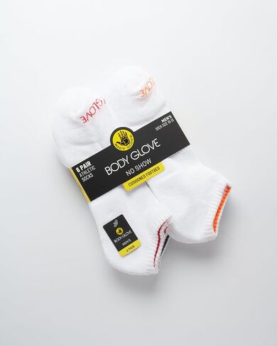 Body Glove Men's Socks - 12 Pack Performance Cushion Athletic No Show Ankle Socks - Low Cut Running Socks for Men in Saudi Arabia