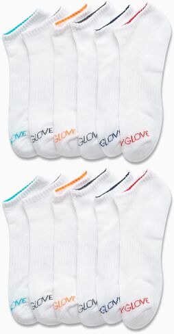 Body Glove Men's Socks - 12 Pack Performance Cushion Athletic No Show Ankle Socks - Low Cut Running Socks for Men in Saudi Arabia
