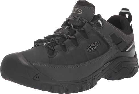 KEEN Men's Targhee 3 Low Height Waterproof Hiking Shoes, Triple Black, 11.5 in Saudi Arabia