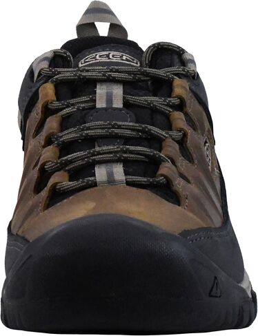 KEEN Men's Targhee 3 Low Height Waterproof Hiking Shoes, Bison/Timberwolf, 10.5 in Saudi Arabia