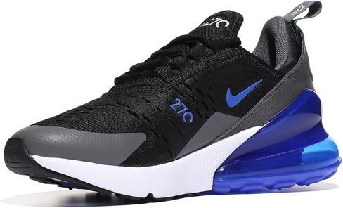 Nike Boy's Air Max 270 (Big Kid) Black/Game Royal/Iron Grey/White 5.5 Big Kid M in Saudi Arabia