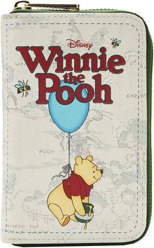 لاونج فلاي محفظة ويني ذا بوه الكلاسيكية بسحاب ملتف للكتب، متعددة الالوان، قياسية in Kuwait