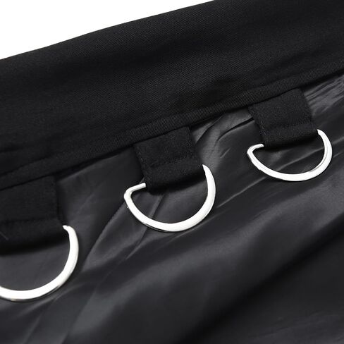 Thopil Women's Steampunk Gothic Apron Adjustable personality Half Skirt in Kuwait