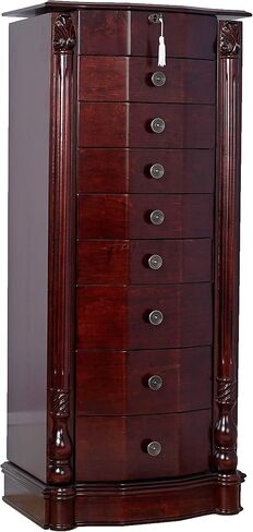 خلايا النحل والعسل - خزانة المجوهرات الرومانية - منظم تخزين المجوهرات، الجوز in Kuwait