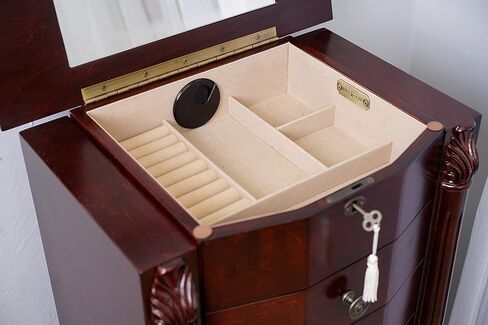 خلايا النحل والعسل - خزانة المجوهرات الرومانية - منظم تخزين المجوهرات، الجوز in Kuwait