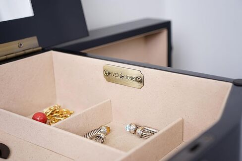 خلايا النحل والعسل - خزانة المجوهرات الرومانية - منظم تخزين المجوهرات، الجوز in Kuwait