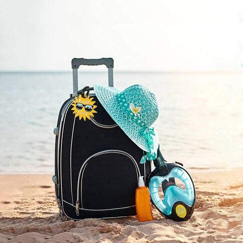Fruit Luggage Tags 6 Pack Cute Colorful Silicone Luggage Tag for Suitcases Travel Tags Summer Beach Holiday Baggage Tags ID Labels in Saudi Arabia