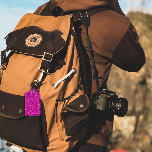 Luggage Tags for Suitcase,2 Pack Never a Failure Luggage Tag with Privacy Flap,Name ID Label and Metal Loop for Women Men Girls Baggage Bag Backpack Instrument in Kuwait