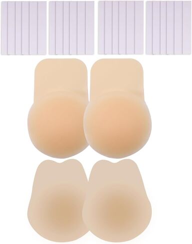 فطائر رفع الثدي من Jaxbo وشريط مزدوج الجوانب، حمالة صدر لاصقة من السيليكون قابلة لإعادة الاستخدام لرفع النساء in Kuwait