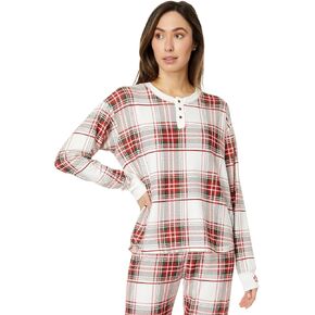 PJ Salvage Women's Loungewear Joyful Spirits Long Sleeve Top in Saudi Arabia