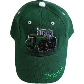 Black Duck Brand Children's Embroidered Tractor Baseball Hat/Cap (Multiple Colors Available) in Kuwait