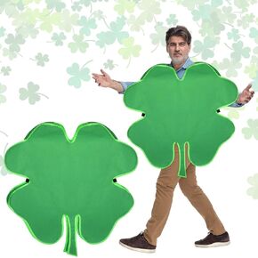 Chuarry St. Patrick's Day Costume, Adults Shamrock Costume St. Patrick's Day Anniversary Party Supplies for Women Men in Saudi Arabia