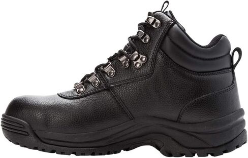 Propet Mens Shield Walker 6 Inch Waterproof Composite Toe Work Safety Shoes Casual - Black in Kuwait
