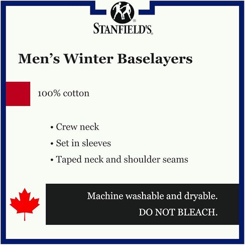 Stanfield's mens Premium Long Sleeve Base Layer Shirt Shirt in Kuwait