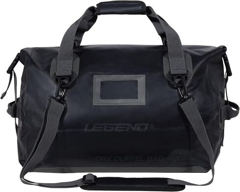 LEGEND Waterproof Travel Bag - Heavy Duty Duffel Bag for Camping, Gym, Outdoor Trips - Watertight PVC Dry Bag with Waterproof Zipper, Welded Seams, Inner Mesh Pocket, Outside Pocket (40L, Army Green) in Saudi Arabia