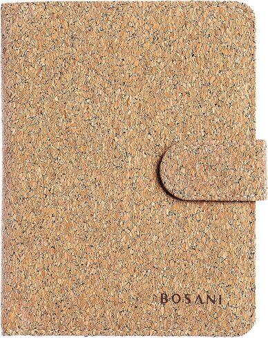 Natural Beautiful Soft Cork Vegan Passport Holder with RFID blocking to keep your cards safe in Saudi Arabia