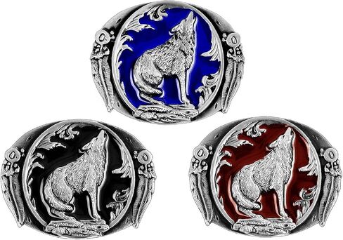 Moranse The Wolf howl design Cowboy Belt buckle in Saudi Arabia