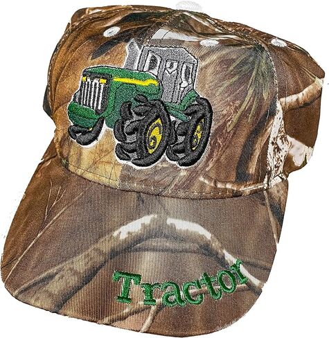 Black Duck Brand Children's Embroidered Tractor Baseball Hat/Cap (Multiple Colors Available) in Kuwait
