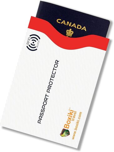 مجموعة كاملة لحماية السفر RFID - أكمام حجب RFID وحزام نقود مخفي - قم بحماية بطاقاتك وجواز السفر والأشياء الثمينة الخاصة بك in Kuwait