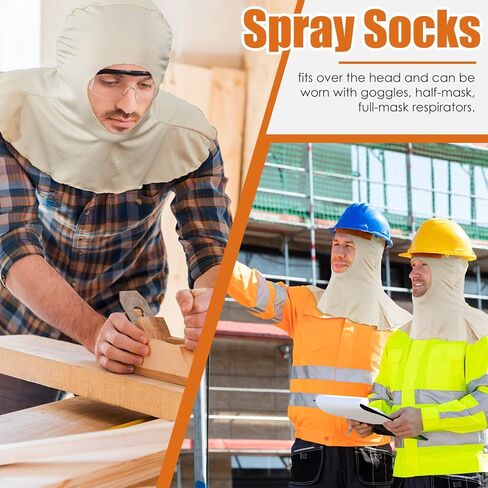 رذاذ الجوارب الرسامين قناع الشعر جورب للجنسين الكبار غطاء الرأس قناع اللوحة لينة القطن تمتد غطاء محرك السيارة للطلاء in Kuwait