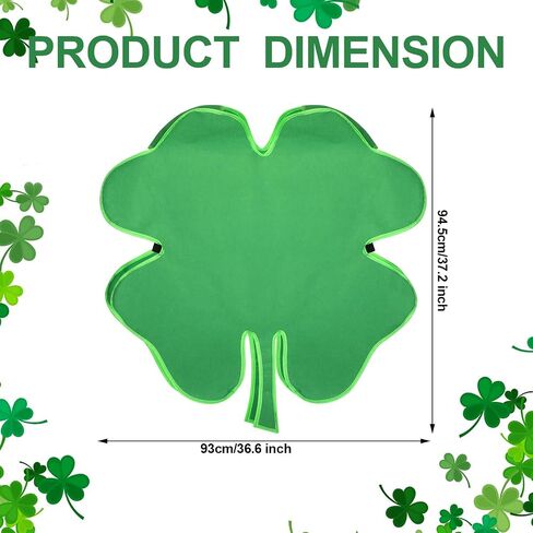 Chuarry St. Patrick's Day Costume, Adults Shamrock Costume St. Patrick's Day Anniversary Party Supplies for Women Men in Saudi Arabia