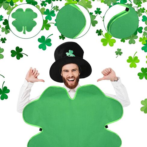 Chuarry St. Patrick's Day Costume, Adults Shamrock Costume St. Patrick's Day Anniversary Party Supplies for Women Men in Saudi Arabia