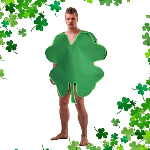 Chuarry St. Patrick's Day Costume, Adults Shamrock Costume St. Patrick's Day Anniversary Party Supplies for Women Men in Saudi Arabia