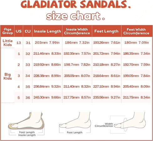 FIBURE Girls Sandals Open Toe  Strappy Summer Shoes Dress Sandals for Girls in Kuwait
