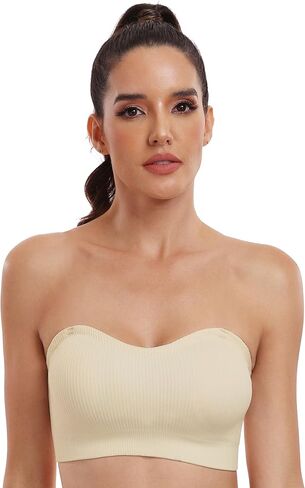 حمالة صدر بدون حمالات من OBICUM للنساء، حمالة صدر مريحة من السيليكون غير قابلة للانزلاق، حمالة صدر بدون خياطة إلى حمالة الصدر in Kuwait