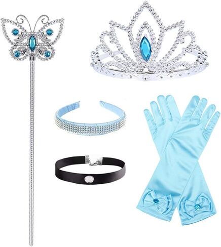 زي الأميرة للفتيات الصغيرات من زالونجي، زي الأميرات الفاخر لحفلات الهالوين وعيد الميلاد 3-11T in Kuwait