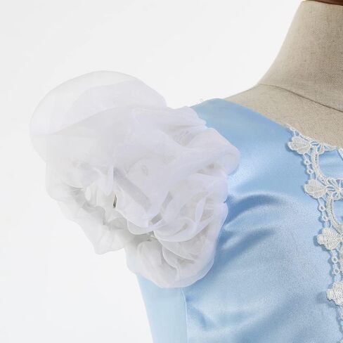 زي الأميرة للفتيات الصغيرات من زالونجي، زي الأميرات الفاخر لحفلات الهالوين وعيد الميلاد 3-11T in Kuwait