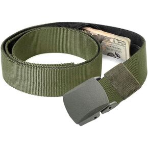 Money Belt For Travel For Men, Security Money Belt With Hidden Money Pocket, Nylon Military Tactical (Green) in Kuwait