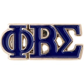 Phi Beta Sigma Lapel Pin Cut Letters Enamel Greek Letters Fraternity Formal Wear Blazer Jacket Sigma (Pin - Small Letters) in Saudi Arabia