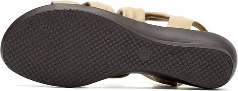 VJH confort Women’s Flat Sandals, Soft Straps Slip-on Open Toe Light Weight Elastic Slingback Comfort Casual Walking Sandals in Kuwait