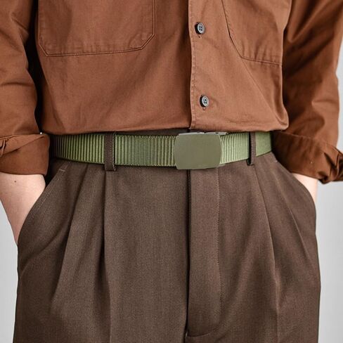 Money Belt For Travel For Men, Security Money Belt With Hidden Money Pocket, Nylon Military Tactical (Green) in Kuwait