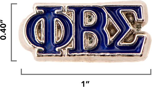Phi Beta Sigma Lapel Pin Cut Letters Enamel Greek Letters Fraternity Formal Wear Blazer Jacket Sigma (Pin - Small Letters), Small, Bronze in Saudi Arabia