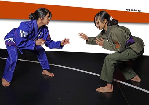 Fire Team Fit BJJ Gi، Jiu Jitsu Gi، كيمونو للرجال والنساء، منكمش مسبقًا، Jiu Jitsu Gi البرازيلي مع حزام أبيض مجاني in Kuwait